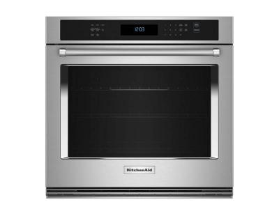 30" KitchenAid Single Wall Oven with Air Fry Mode