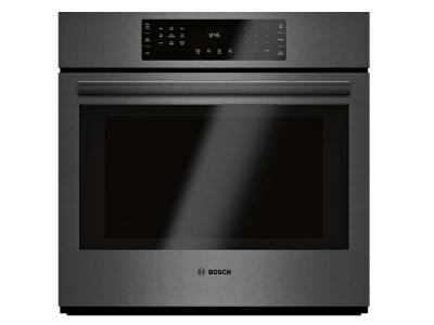 30" Bosch 4.6 Cu. Ft. 800 Series Single Wall Oven In Black Stainless Steel