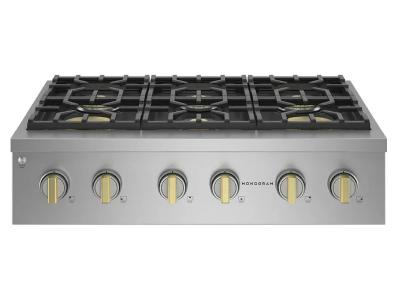 36" Monogram Gas Rangetop With 6 Burners In Stainless Steel