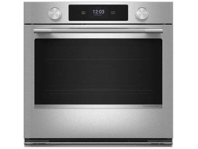30" Kitchenaid Smart Electric Single Wall Oven with Assisted Cooking Modes