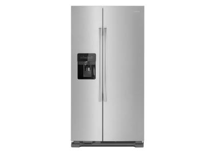 33" Amana Side-by-Side Refrigerator with Dual Pad External Ice and Water Dispenser