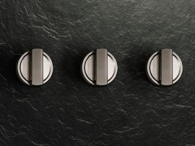 48" Monogram Designer Collection Titanium (Blade only) Knobs for Pro Range