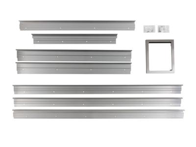 Monogram Low Profile Visor Handle Trim Kit for Built-In Side By Side French Door Bottom Freezer All Fridge All Freezer