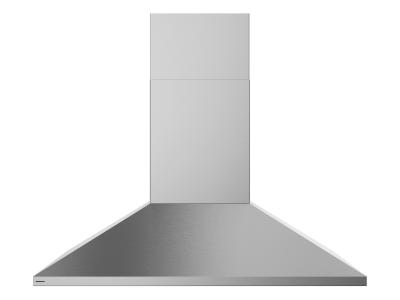 48" Monogram Wall-Mounted Pyramid Chimney Vent Hood with Air Quality Sensors