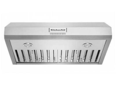30" KitchenAid 585 CFM Under-Cabinet Range Hood in Stainless Steel