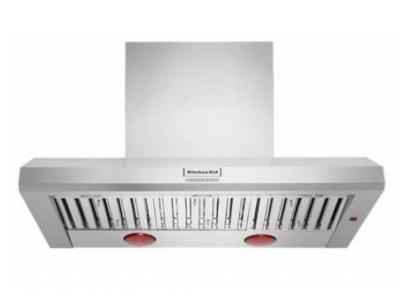 48" KitchenAid Wall Mounted Range Hood Canopy in Stainless Steel