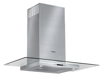 36" Bosch Benchmark Glass Canopy Chimney Hood Stainless Steel