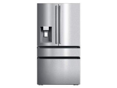 36" Moffat 22 Cu. Ft. French Door Refrigerator with Fingerprint Resistant in Stainless Steel