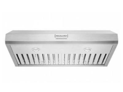 36" KitchenAid 585 CFM Under-Cabinet Range Hood in Stainless Steel