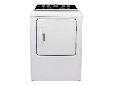 27" Midea 6.7 Cu. Ft. Front Load Dryer in White