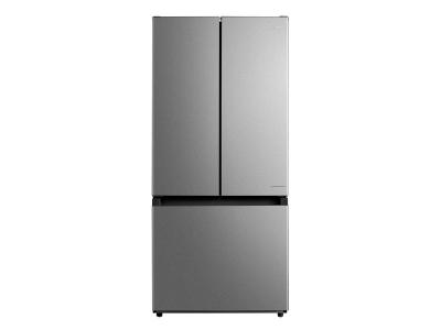 30" Midea 18.4 cu. ft. French Door Refrigerator with Recessed Handles