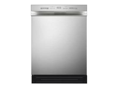 24" Midea 52 dBA Front Control Dishwasher with Interior Light