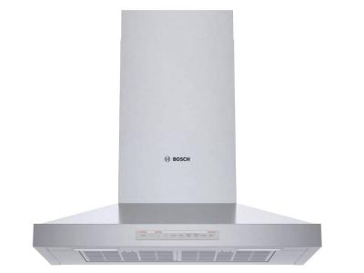 30" Bosch 500 Series Wall Mounted Chimney Hood in Stainless Steel