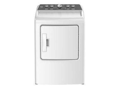 27" Midea 6.7 Cu. Ft. White Top Load Tumble Dryer