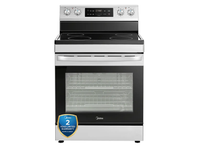30" Midea 6.3 Cu. Ft. Freestanding Electric Range in Stainless Steel