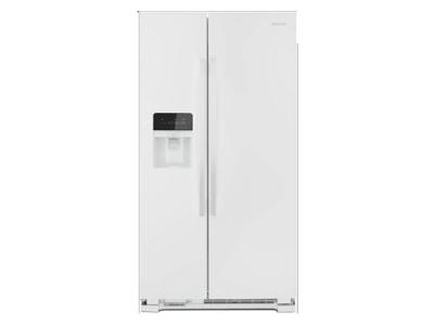 33" Amana Side-by-Side Refrigerator with Dual Pad External Ice and Water Dispenser