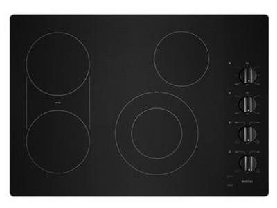 30" Maytag Electric Cooktop With Reversible Grill And Griddle In Black