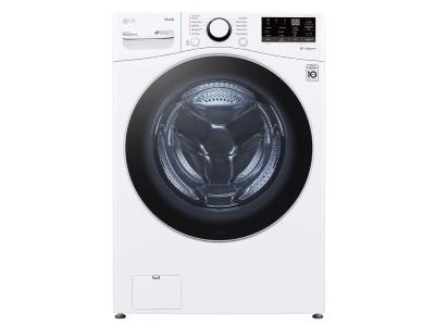 27" LG 5.2 cu. ft Front Load Smart Washer with ColdWash Technology Quiet Operation and SmartDiagnosis
