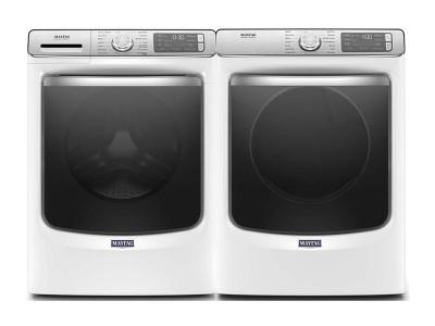 27" Maytag 5.8 Cu. Ft. Front Load Washer With  24-Hr Fresh Hold Option and Front Load Electric Dryer