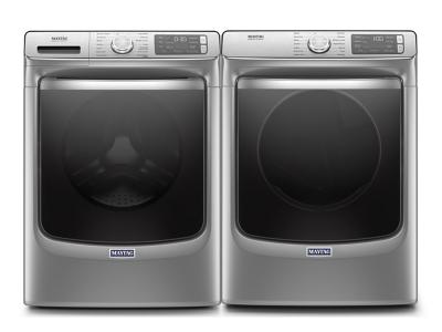 27" Maytag 5.8 Cu. Ft. Front Load Washer With 24-Hr Fresh Hold Option and Front Load Gas Dryer
