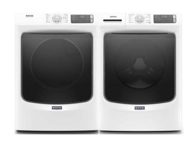 27" Maytag 5.5 Cu. Ft. Front Load Washer And 7.3 Cu. Ft. Front Load Gas Dryer With Quick Dry Cycle