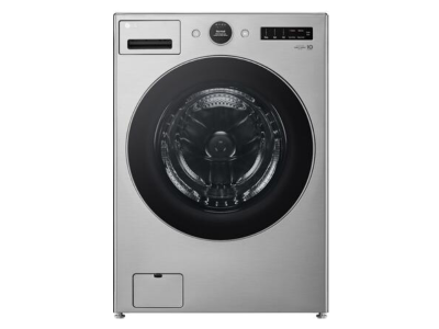 27" LG 5.2 Cu. Ft. Smart Front Load Washer in Graphite Steel
