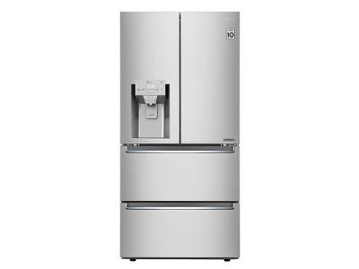 33" LG Counter Depth 4-Door Refrigerator 18.3 cu.ft.