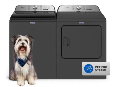 28" Maytag Pet Pro Top Load Washer and Pet Pro Top Load Gas Dryer