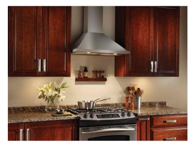 30" Broan Traditional Canopy 500 CFM Electronic Control