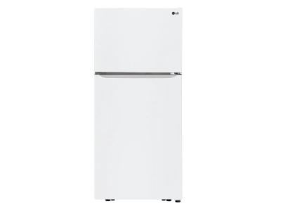 30" LG 20 Cu. Ft. Top Mount Refrigerator In White