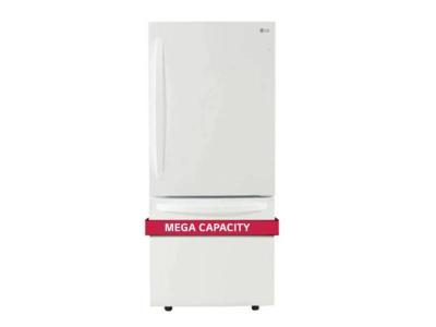 30" LG 22 Cu. Ft. Bottom Freezer Drawer Refrigerator in White