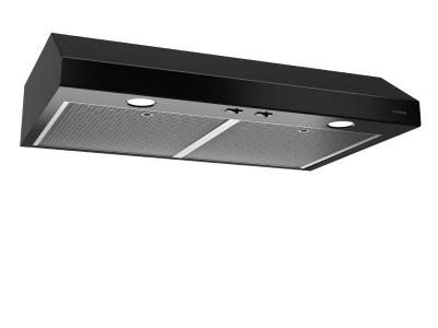 30" Broan Under Cabinet Range Hood With 300 Max Blower CFM In Black