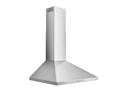 24" Broan Convertible Wall-Mount Pyramidal Chimney Range Hood With 450 Max CFM
