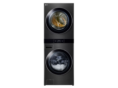 27" LG Single Unit Front Load WashTower Center Control with 5.8 Cu. Ft. Washer and 7.4 Cu. Ft. Electric Dryer