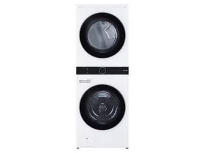 27" LG Single Unit Front Load LG WashTower with Centre Control 5.2 cu. ft. Washer and 7.4 cu. ft. Electric Dryer