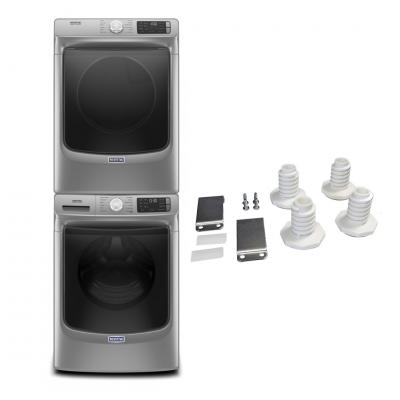27" Maytag 5.5 Cu. Ft. Front Load Washer  7.3 Cu. Ft. Dryer and Stacking Kit