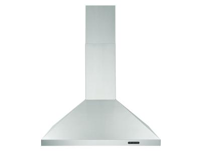30" Broan Elite EW48 Series Pyramidal Chimney Range Hood In Stainless Steel