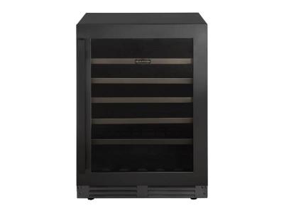 24" Marathon Built-in Convertible Beverage & Wine Cooler in Black Steel