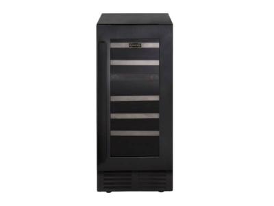 15" Marathon Built-in Dual Zone Wine Cooler in Black Stainless Steel