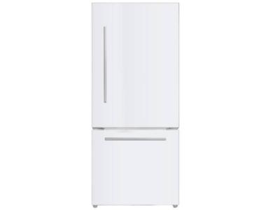 30" Marathon 18 Cu.ft. White Bottom Mount Frost Free Refrigerator (Right Hinge Set)