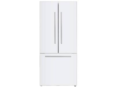 30" Marathon 18 cu.ft. White French Door Bottom Mount Frost Free Refrigerator