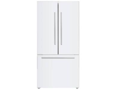 36" Marathon 20.8 cu.ft. White French Door Bottom Mount Frost Free Refrigerator