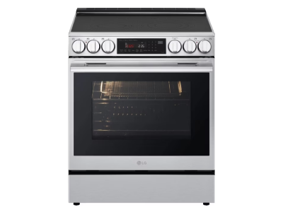 30" LG 6.3 Cu. Ft. Smart Electric Slide-in Range with InstaView ProBake Convection and Air Fry
