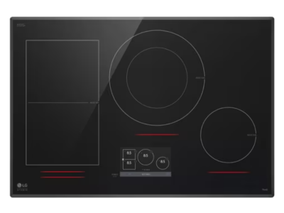 LG STUDIO 30" Induction Cooktop with 4 Burners and Flexible Cooking Zone
