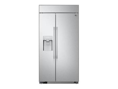 42" LG STUDIO 26 Cu. Ft. Smart Side-by-Side Built-In Refrigerator