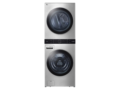 27" LG STUDIO 5.8 Cu. Ft. Single Unit Front Load WashTower With Center Control Washer and 7.4 Cu. Ft. Electric Dryer