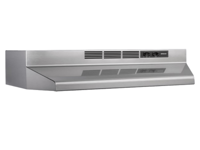 24" Broan BU2 Series Under-Cabinet Range Hood in Stainless