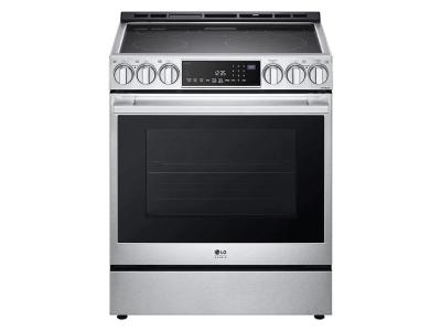 LG STUDIO 6.3 Cu.Ft. InstaView Electric Slide-in Range With ProBake Convection and Air Fry