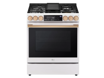 30" LG STUDIO 6.3 Cu. Ft. InstaView Gas Slide-in Range With ProBake Convection and Air Fry