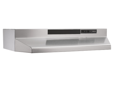 30" Broan NuTone NU2 Series Under-Cabinet Range Hood with 210 Max Blower CFM in Stainless Steel